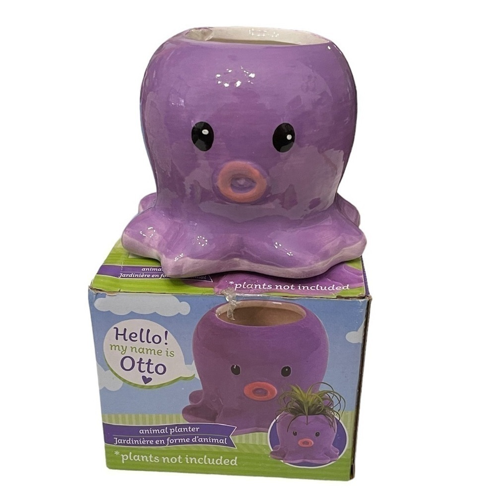 Otto the Octopus Animal Succulent Planter